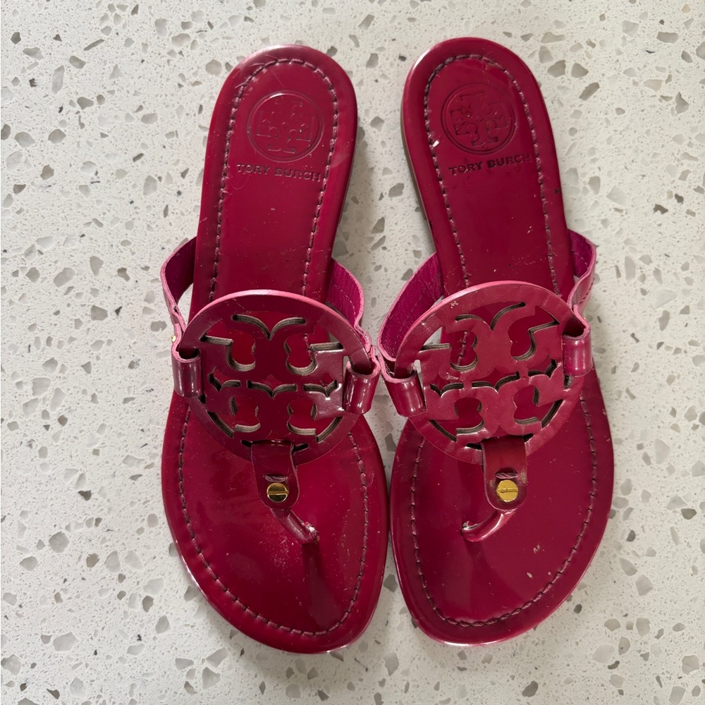 Tory Burch Women's Red Sandals Size 7
